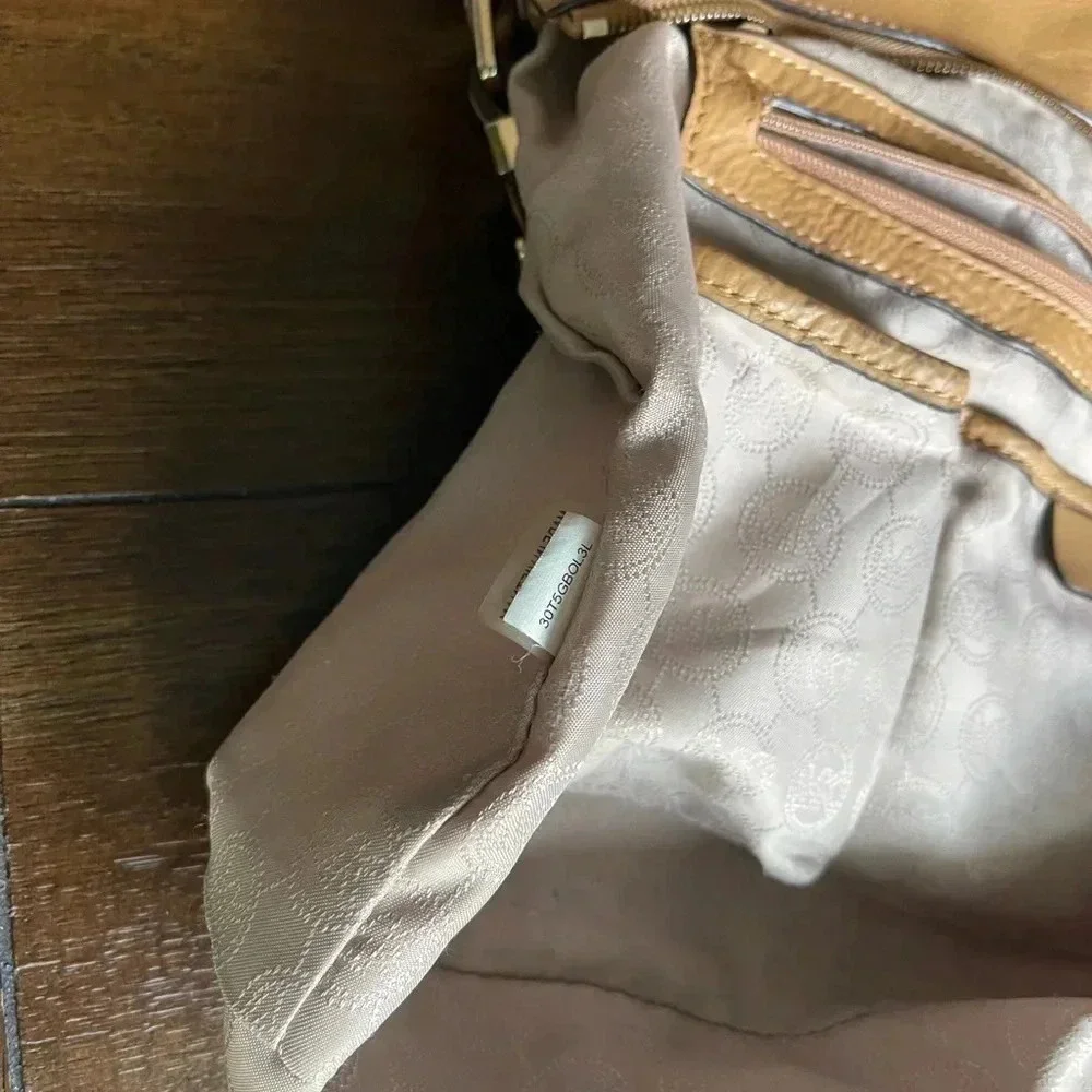 Michael Kors leather hobo bag